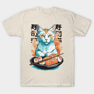 Sushi Cat Lover T-Shirt